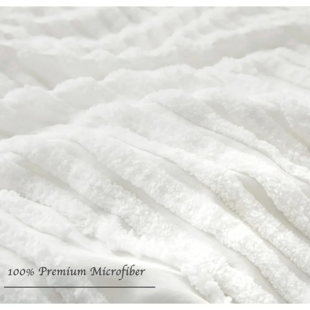 BEDAZZLED Duvet Cover King Size, 3 Pieces Boho Bedding Sets for Shabby Chic Home - Picture 2 of 6
